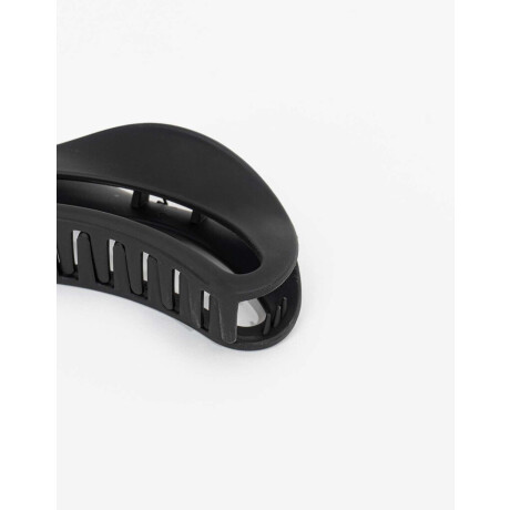 Broche De Acrílico Curvo Negro