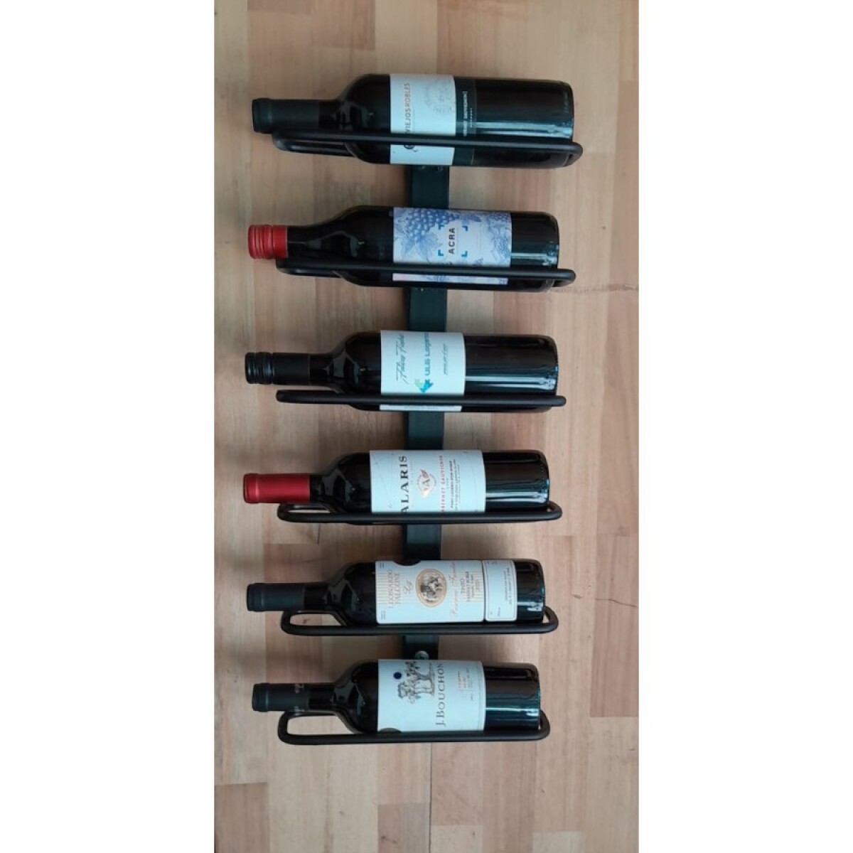 Soporte Metálico 6 Botellas de Vino 