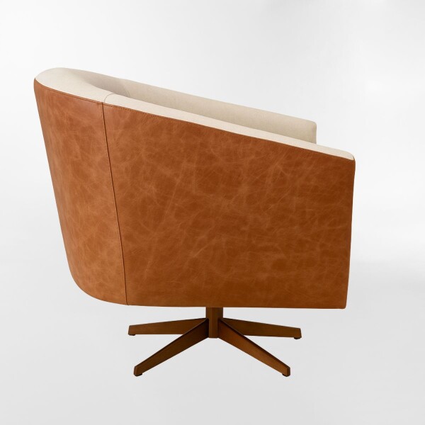 POLTRONA LUKE SWIVEL BEIGE