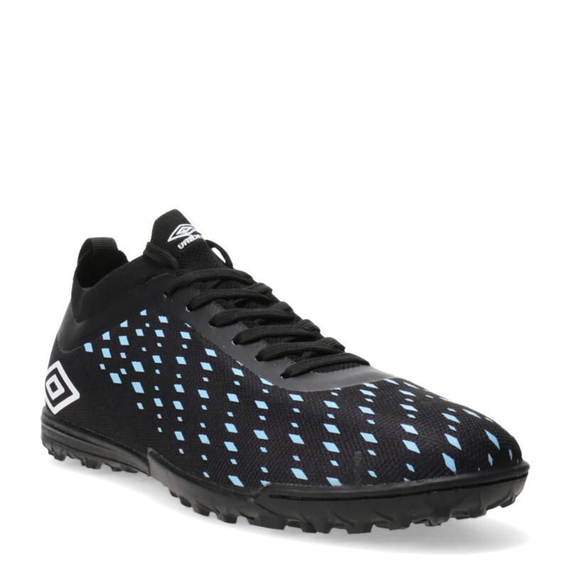 Championes de Hombre Umbro Fútbol 5 Limit TF Negro - Celeste