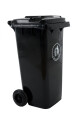 Contenedor De Residuos Negro - 120 Litros Contenedor De Residuos Negro - 120 Litros