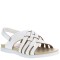 Sandalias de Niña MINI Miss Carol MAIA trenzada Blanco