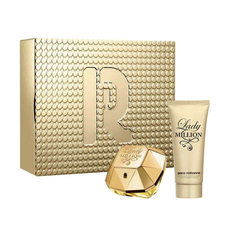 Set Rabanne Lady Million EDP 80 ml + bd 100 ml + Obsequio Set Rabanne Lady Million EDP 80 ml + bd 100 ml + Obsequio