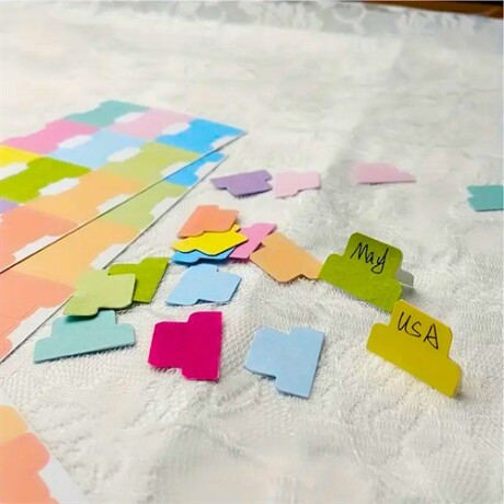 Notas adhesivas neon Multicolor
