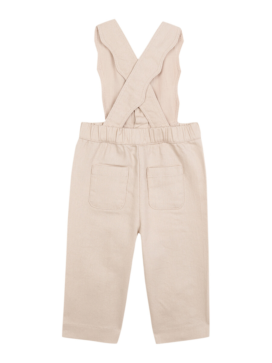 Peto Con Costuras Onduladas Piedra