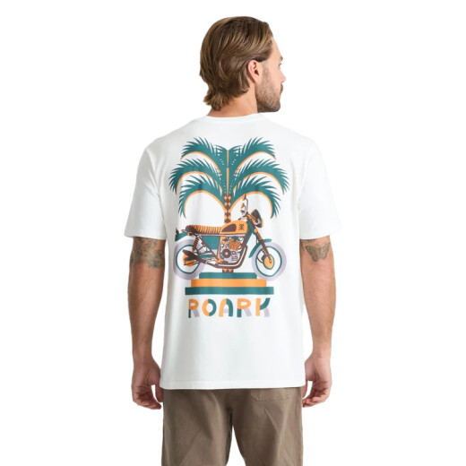 Remera Roark Moto Palm - Blanco Remera Roark Moto Palm - Blanco