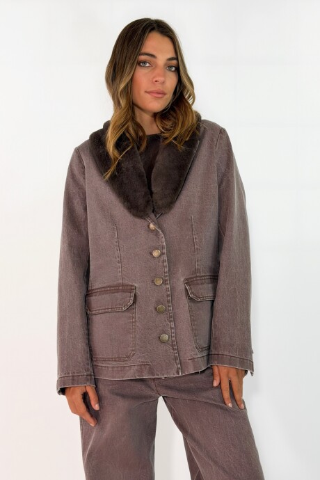 CHAQUETA RENZA Marron