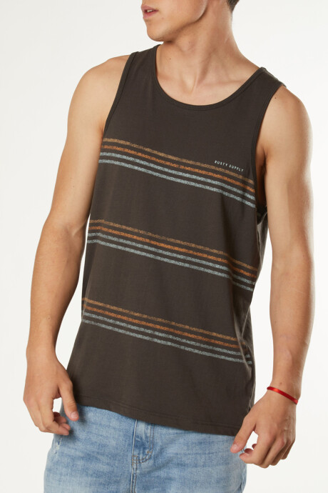 MUSCULOSA MALFBOY RUSTY Gris Oscuro