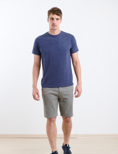 520658 T-SHIRT HARRINGTON LABEL Azul Piedra