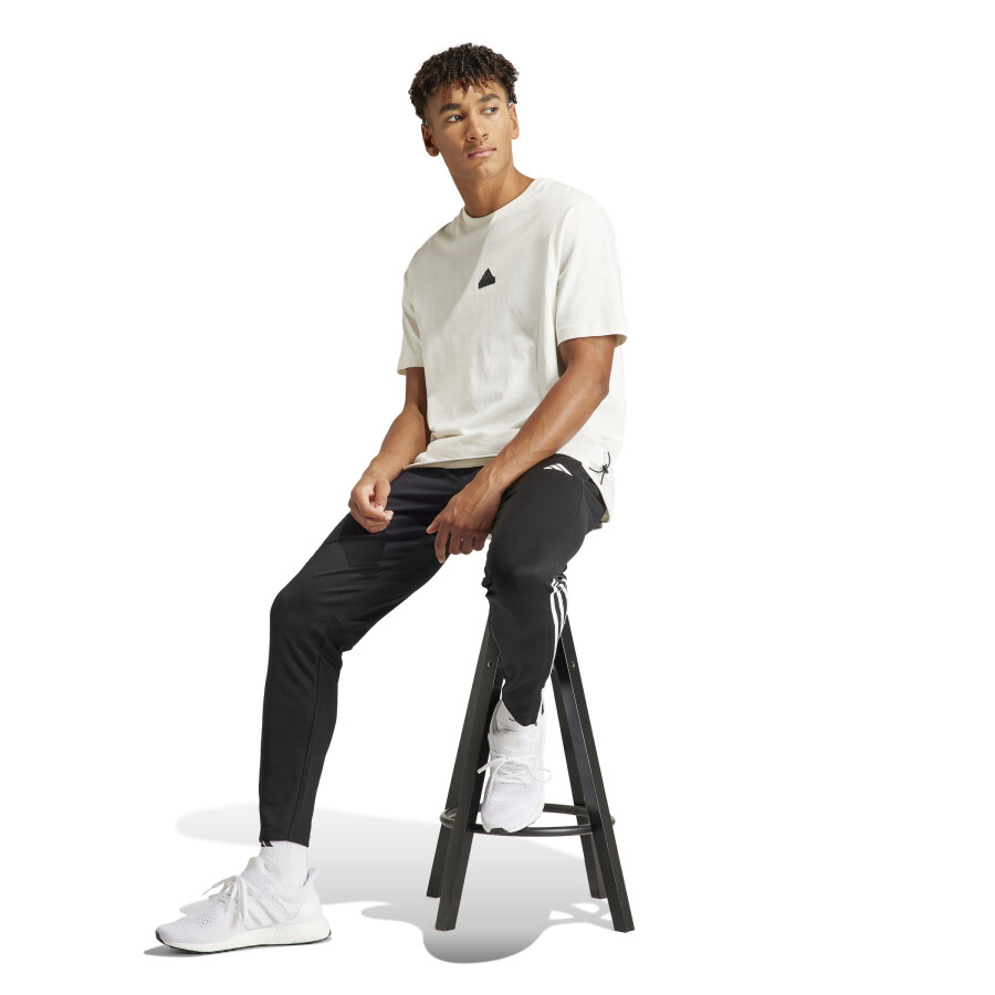 Pantalon de Hombre Adidas Sereno Cut 3 Negro - Blanco