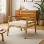 SILLON MADERA TECA 71x79x86.5CM SILLON MADERA TECA 71x79x86.5CM