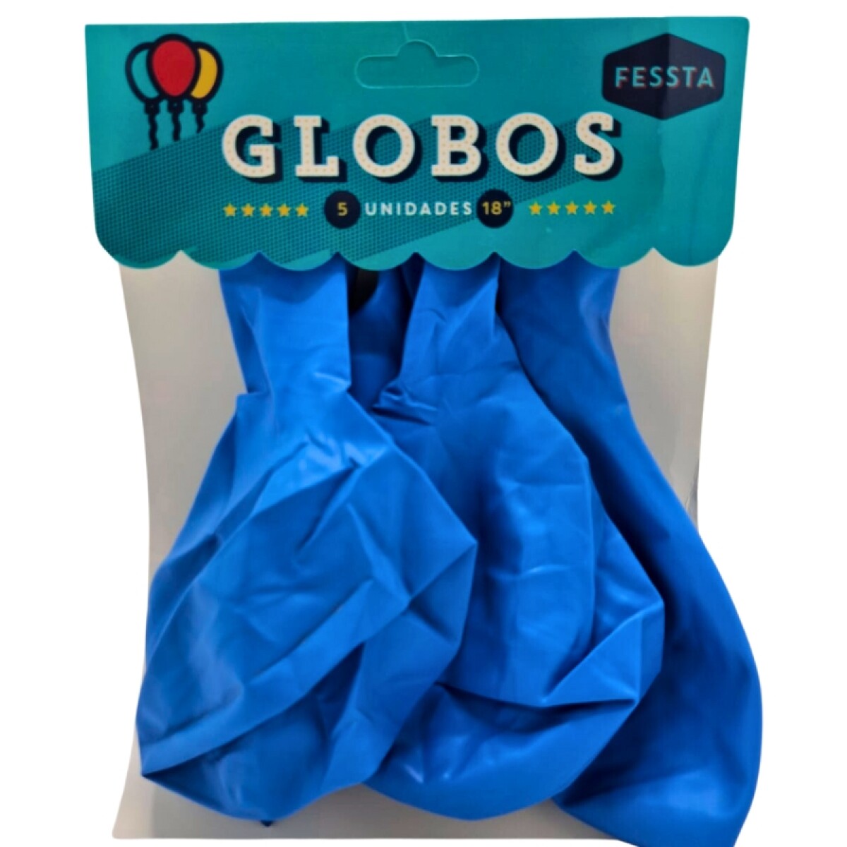 Globos X5 Tamaño R18 - Celeste Liso 