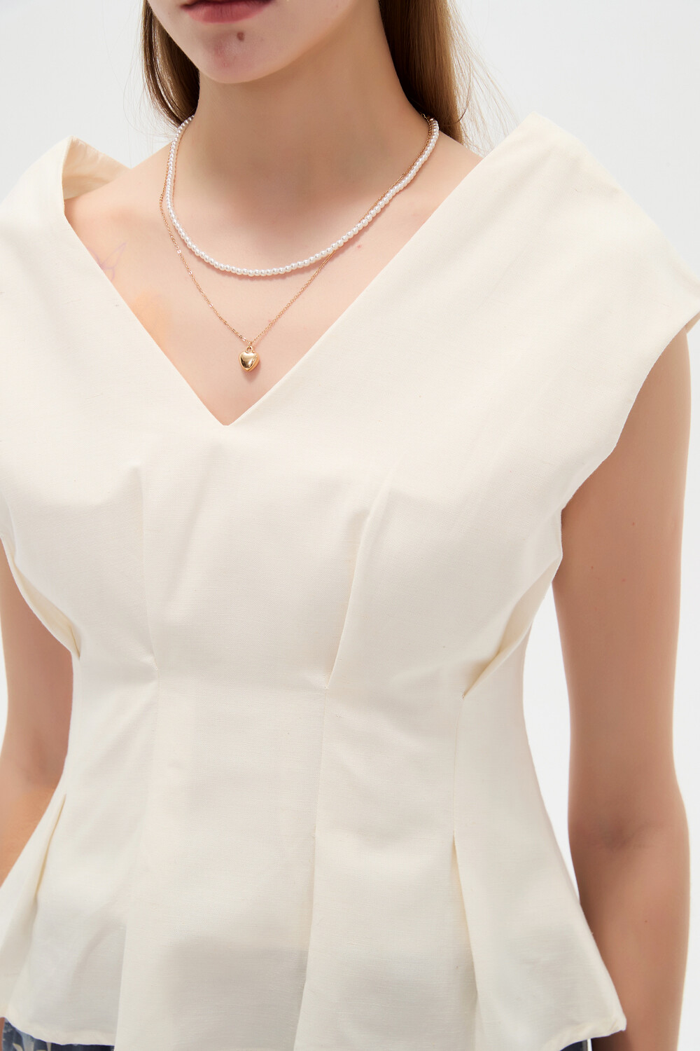 Blusa Kelan Marfil / Off White