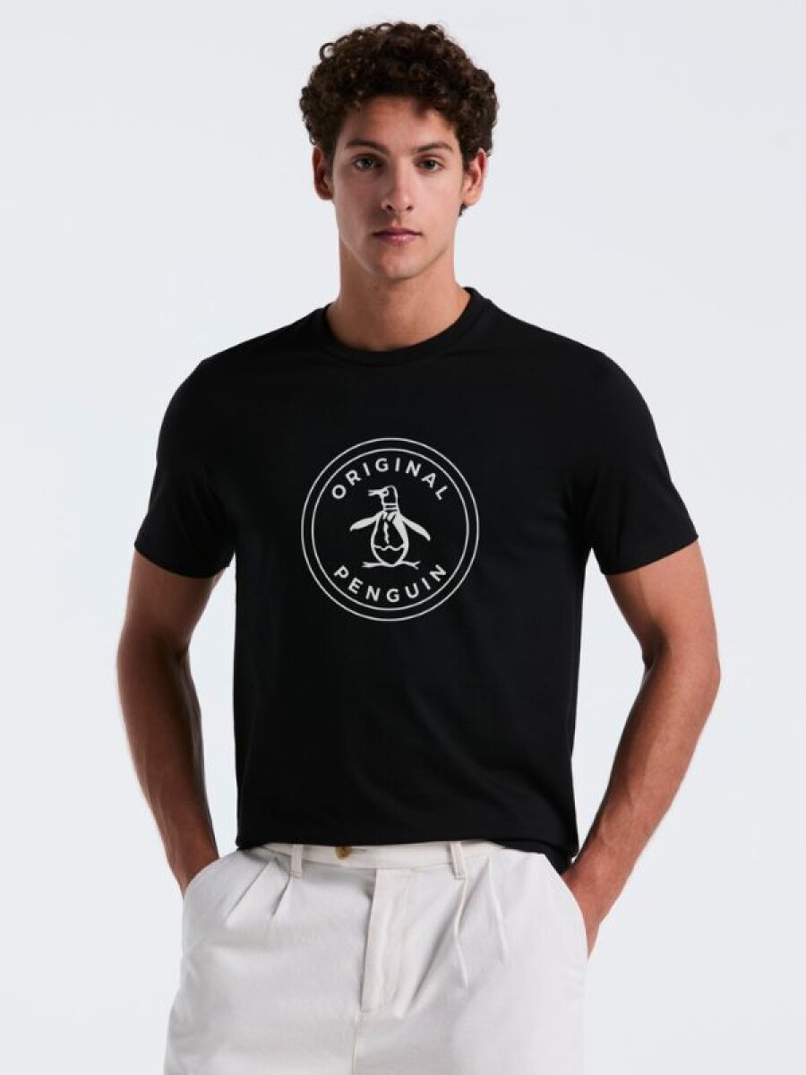 Remera Jrsy Stamp Logo Tee Penguin - Negro 