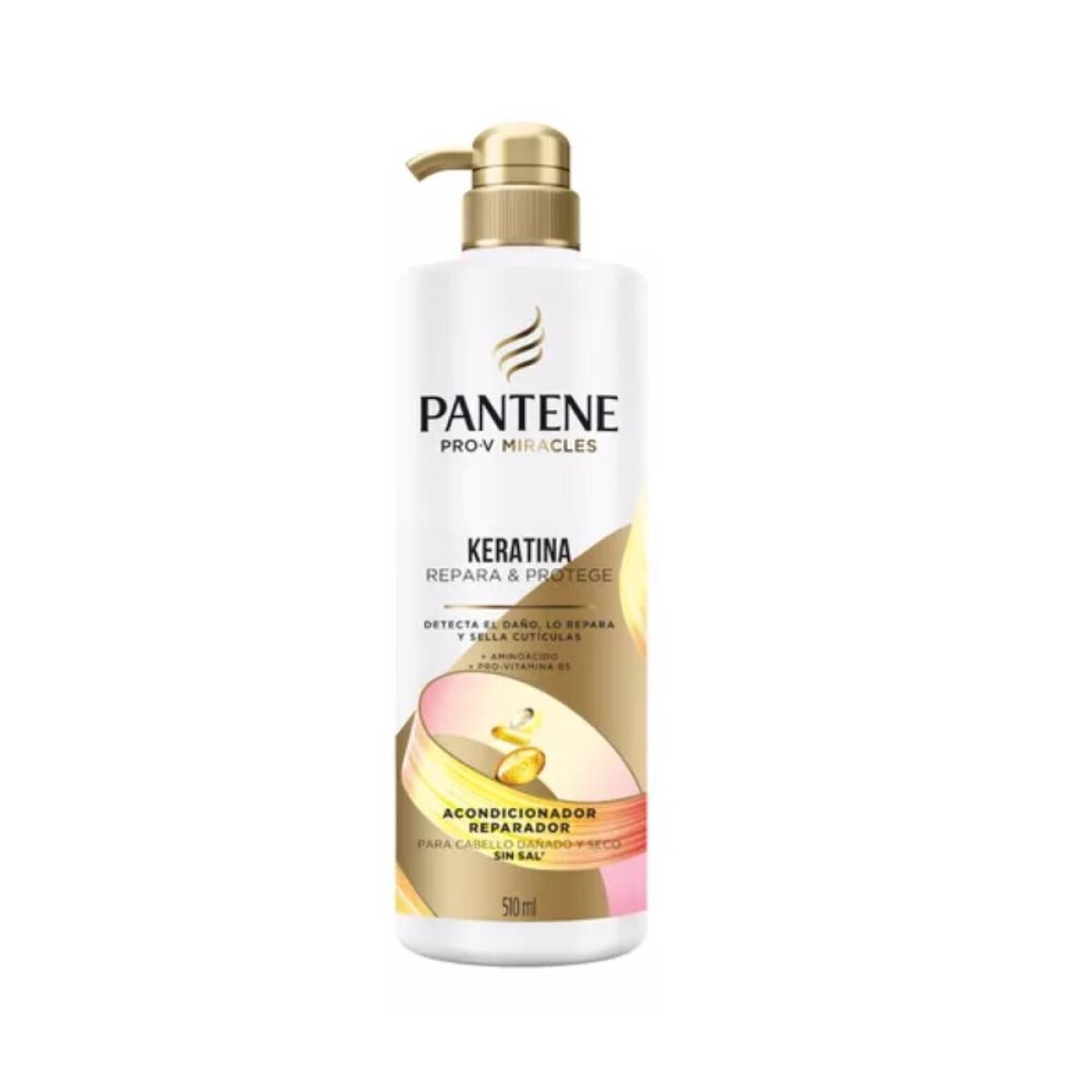 Pantene Acondicionador Keratina Repara & Protege 510 ml | Suaviza y Fortalece el Cabello Dañado 