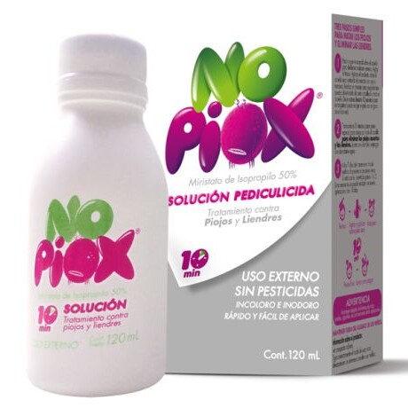 Solución Nopiox 120ml – Tratamiento Capilar / Piojos y Liendres Solución Nopiox 120ml – Tratamiento Capilar / Piojos y Liendres