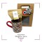 BOX TAZA + TÉ + CUCHARA Rojo y Blanco