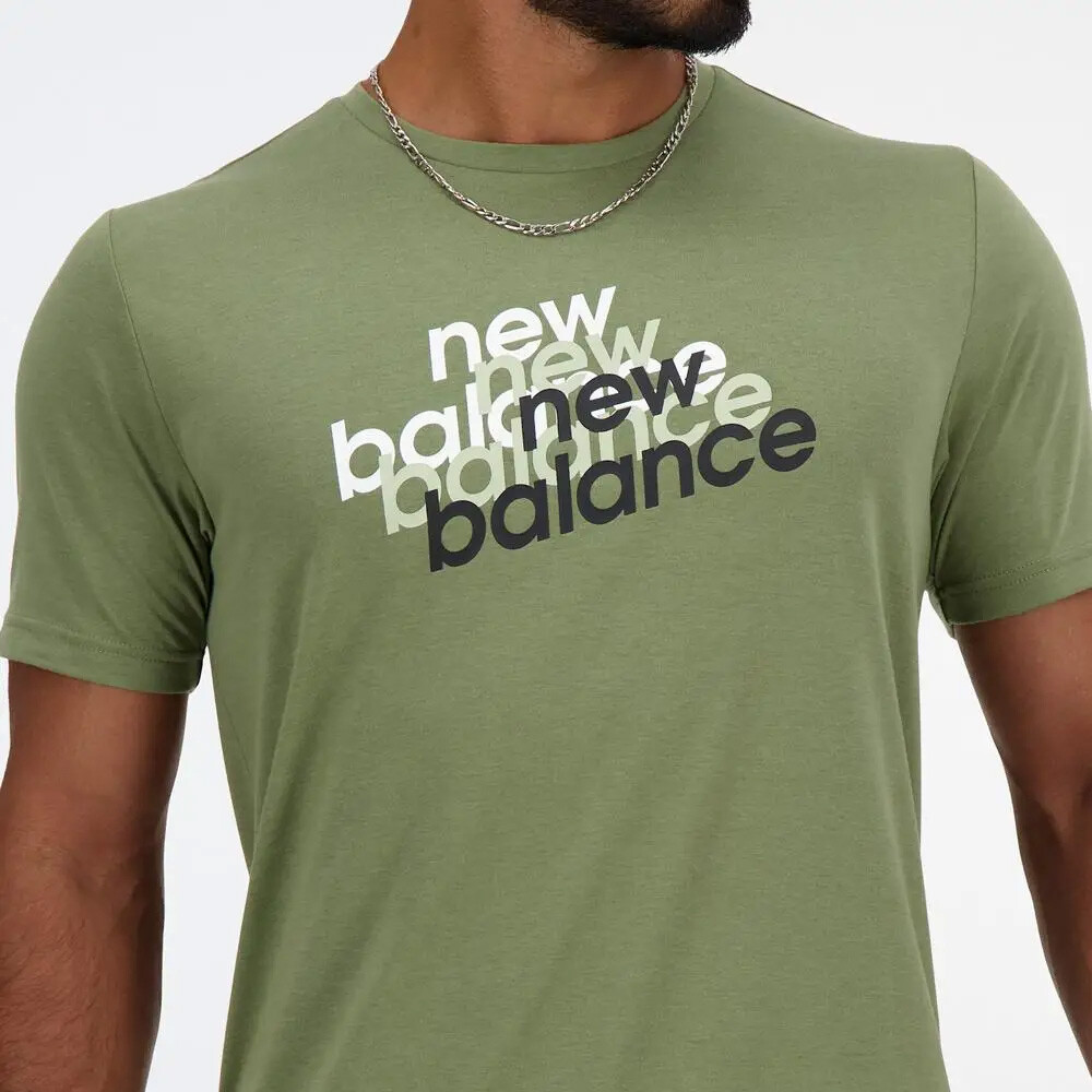 Sport Essentials Heathertech Graphic T-Shirt - Hombre Green