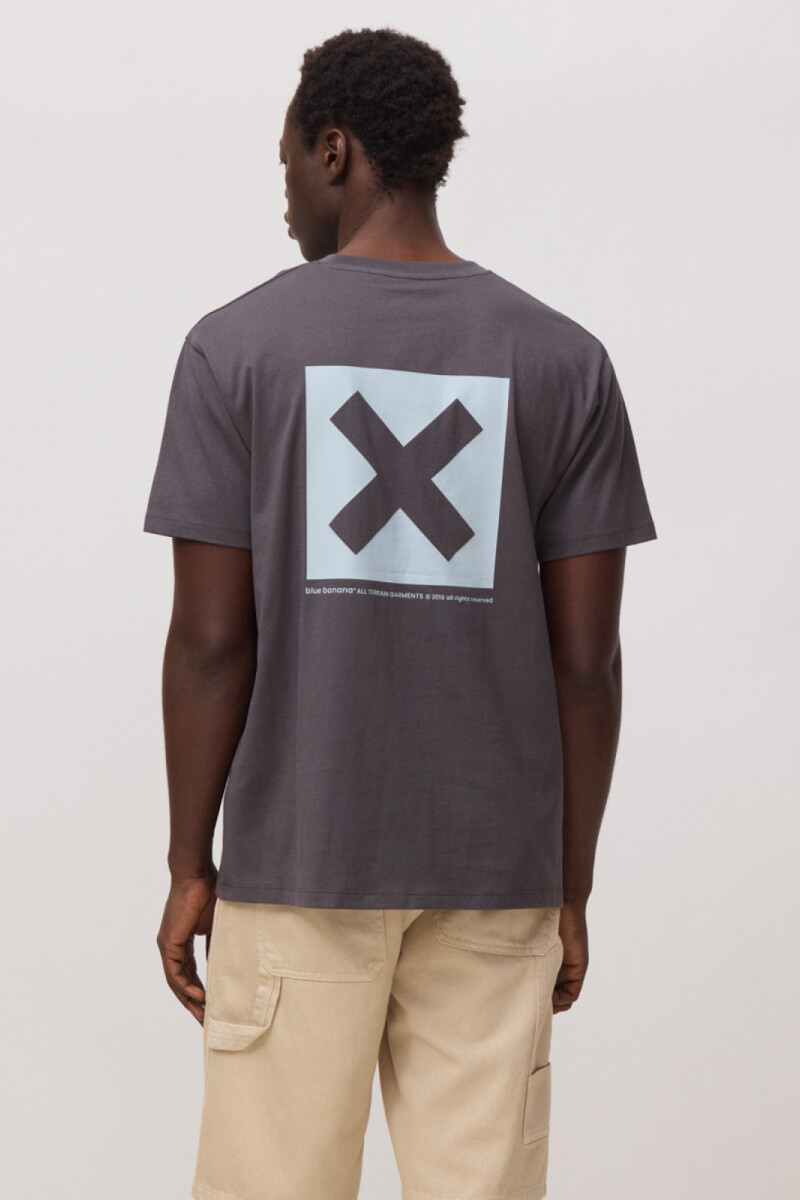 Remera Nature Blue Banana Anthracite