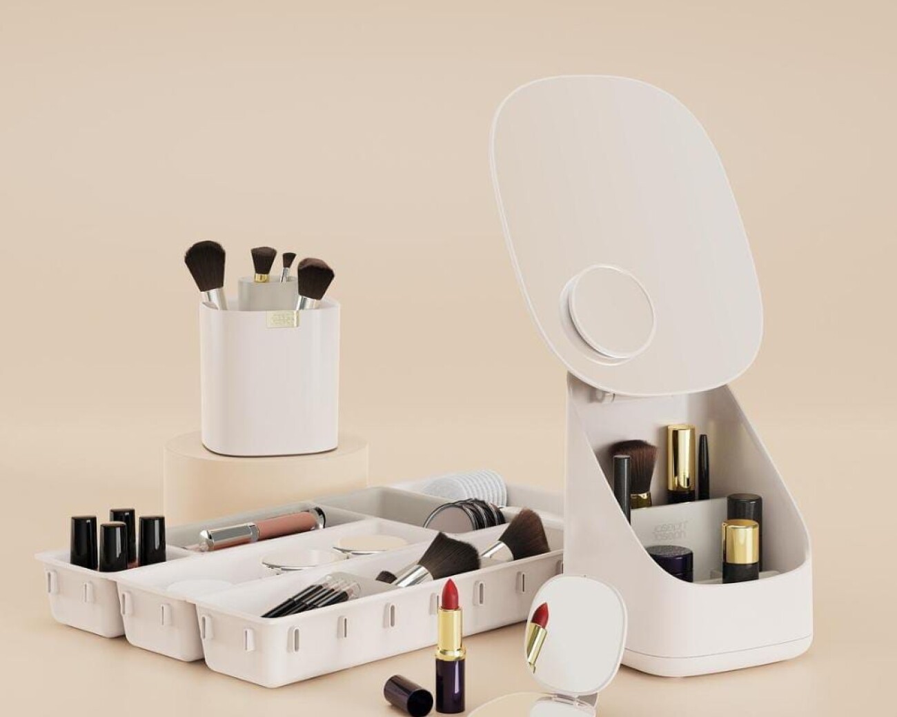 Organizador de cosméticos - Viva™ Pedestal Mirror Organizador de cosméticos - Viva™ Pedestal Mirror