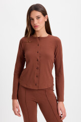 Blusa Hook Marron