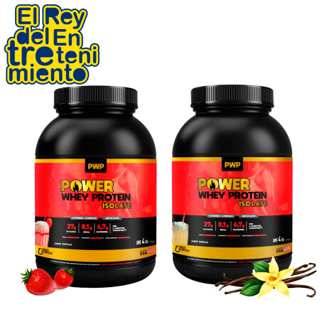 Suplemento Pwp Whey Protein Isolate 1816g Calidad USA Vainilla