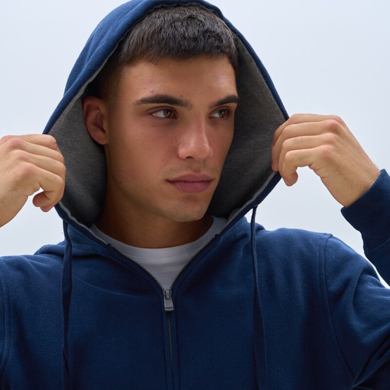 Campera de felpa Halogen Navy