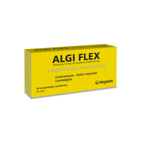 Algi Flex x20 Comprimidos | Antiinflamatorio y Analgésico Muscular Algi Flex x20 Comprimidos | Antiinflamatorio y Analgésico Muscular
