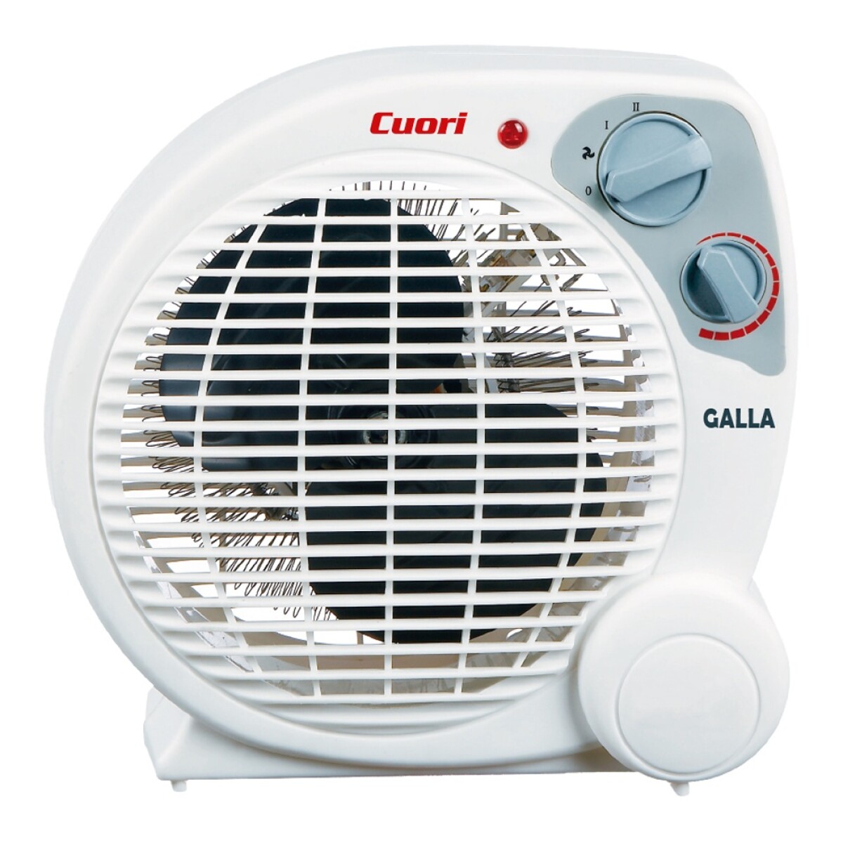 Caloventilador Piso 2 Niveles 2000W c/Termostato Cuori Galla - Blanco 