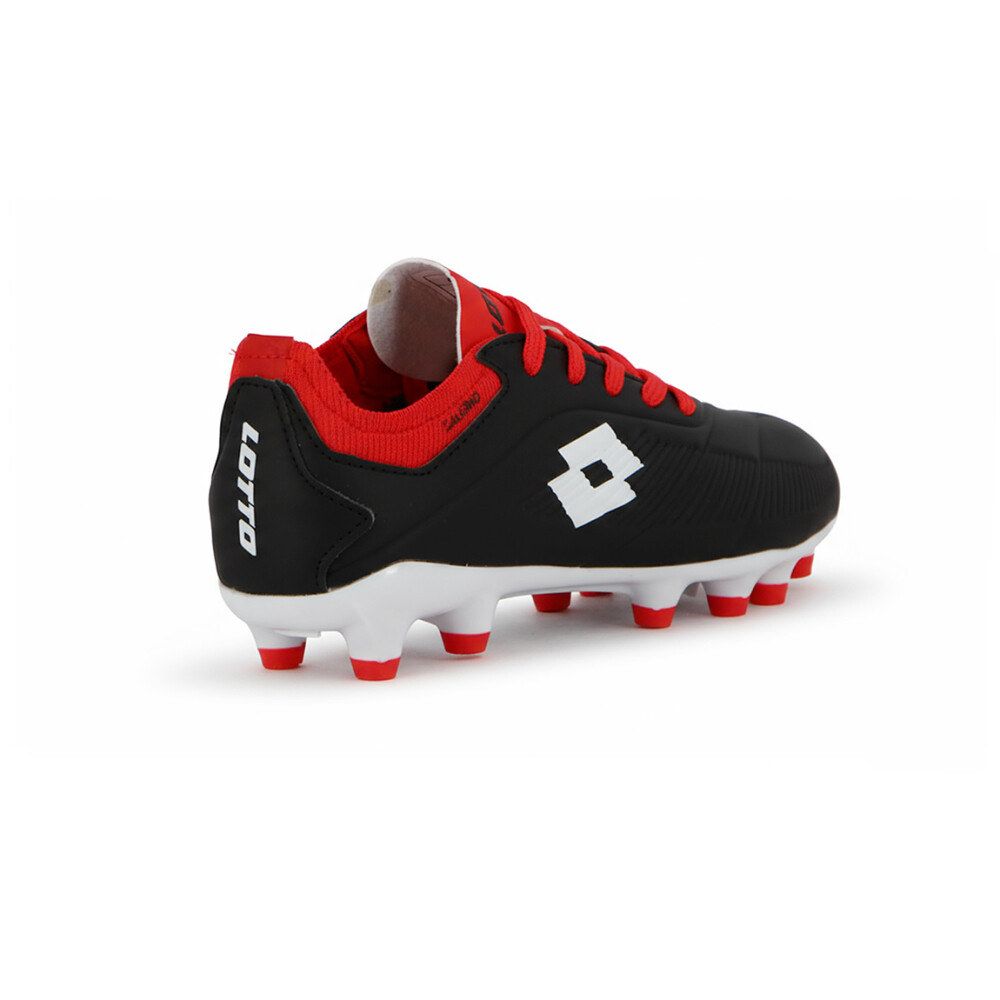 Lotto SALERNO Futbol cancha MD Niño - Negro/Blanco Negro-Blanco