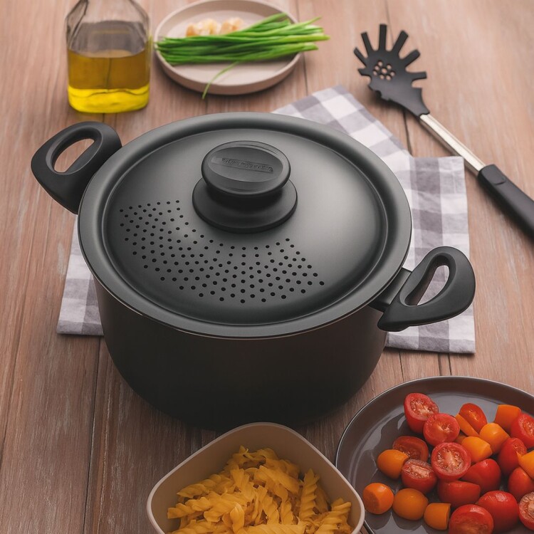 Olla Para Pasta Tramontina Paris Teflon 24cm 7,5 litros Olla Para Pasta Tramontina Paris Teflon 24cm 7,5 litros