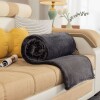 Manta para sillon y cama 130 x 150cm gris