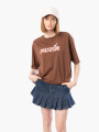 REMERA SWEET MINNIE MARRON