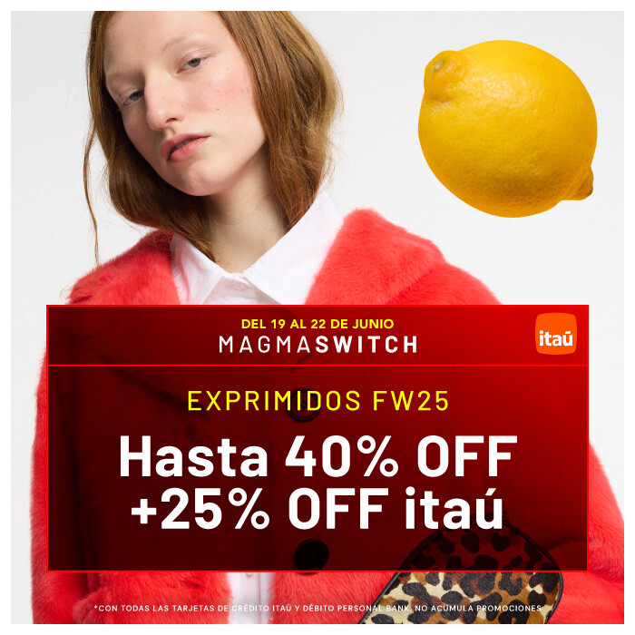 Exprimidos 40% + Itaú
