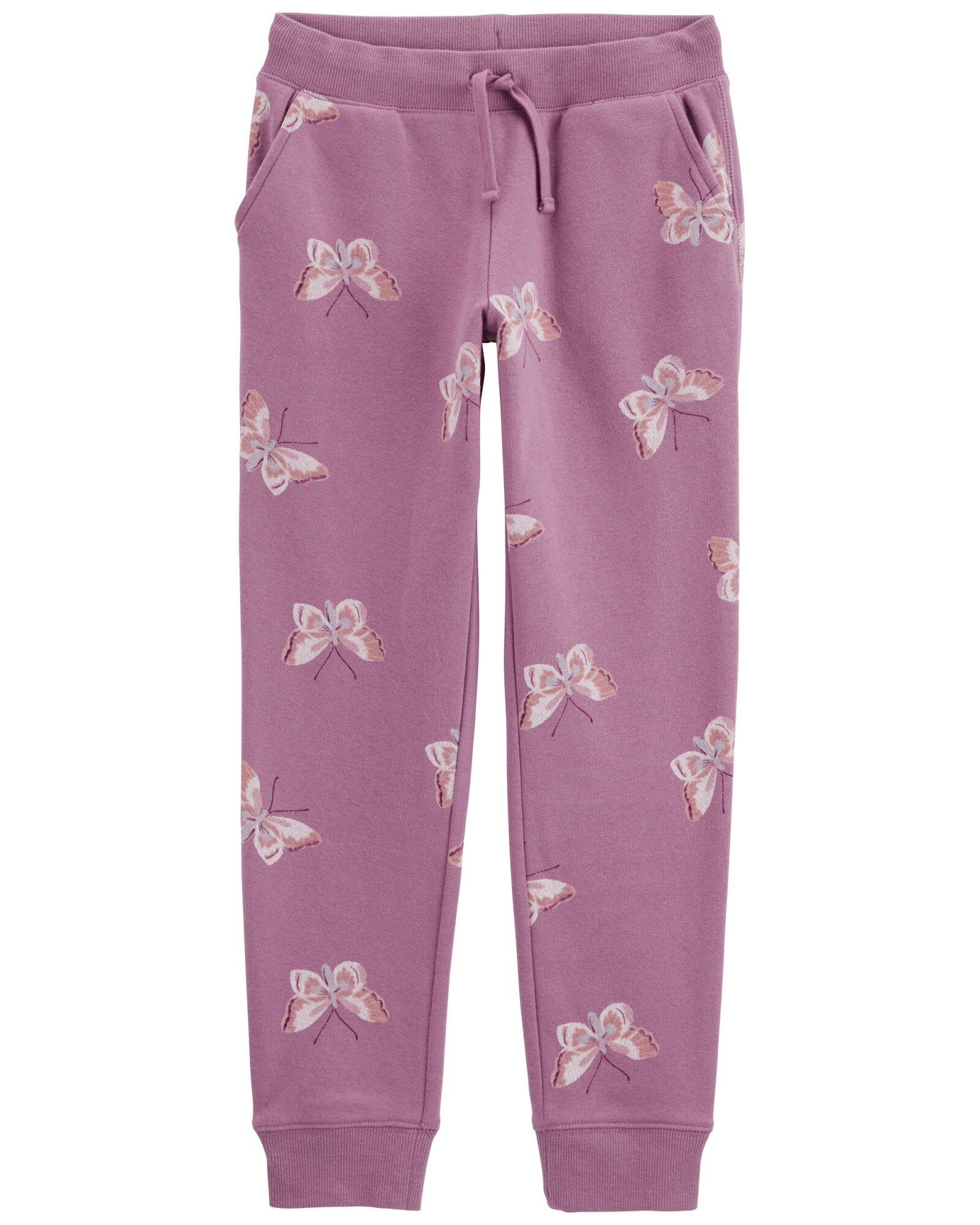 Pantalón de algodón, diseño mariposas Sin color