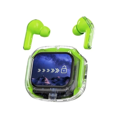 Auricular Bluetooth Air Max Pantalla Táctil Tws VERDE