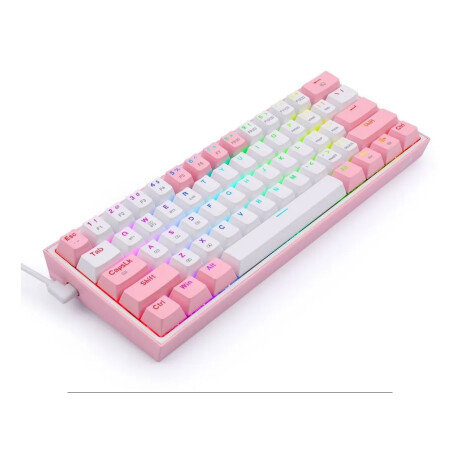 Teclado Gamer Inalambrico Redragon Fizz Pro K616 60 Pink Teclado Gamer Inalambrico Redragon Fizz Pro K616 60 Pink