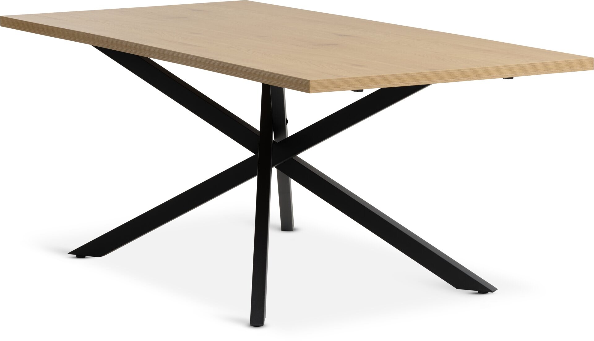 Mesa de comedor NORTOFT 95x200 roble/negro 
