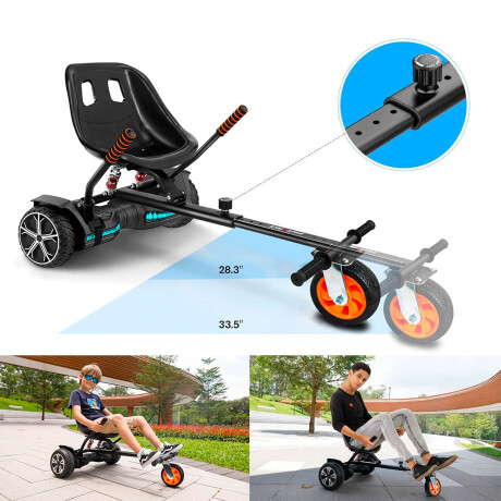 Asiento Silla P/hoverboard Pro Patineta Eléctrica Negro