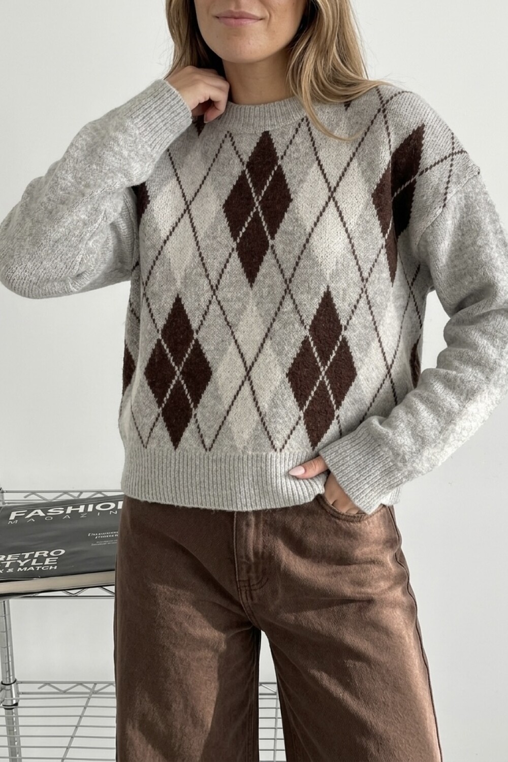 Sweater Khal Gris