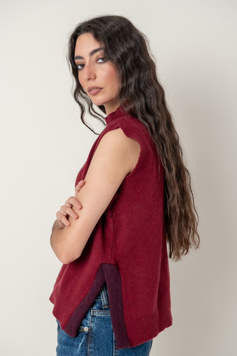 Chaleco belen Bordeaux