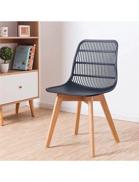 SILLA MOSCU PP/MADERA NEGRO SILLA MOSCU PP/MADERA NEGRO