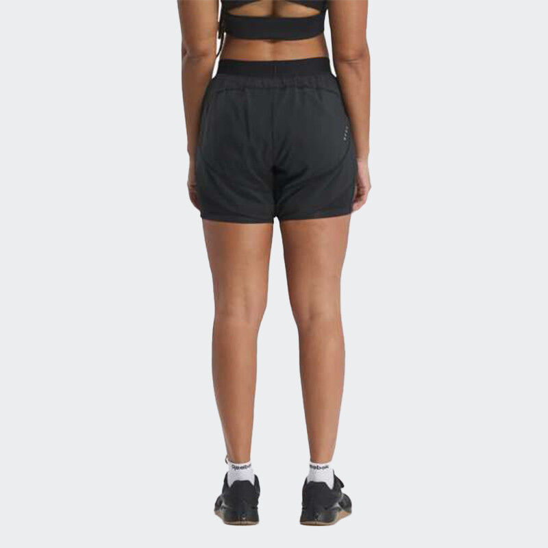 Short Reebok 2 en 1 Negro