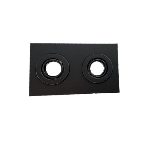 PLAFON ADO 2 LUCES ''LAGUNA'' NEGRO GU10 17X28 PLAFON ADO 2 LUCES ''LAGUNA'' NEGRO GU10 17X28