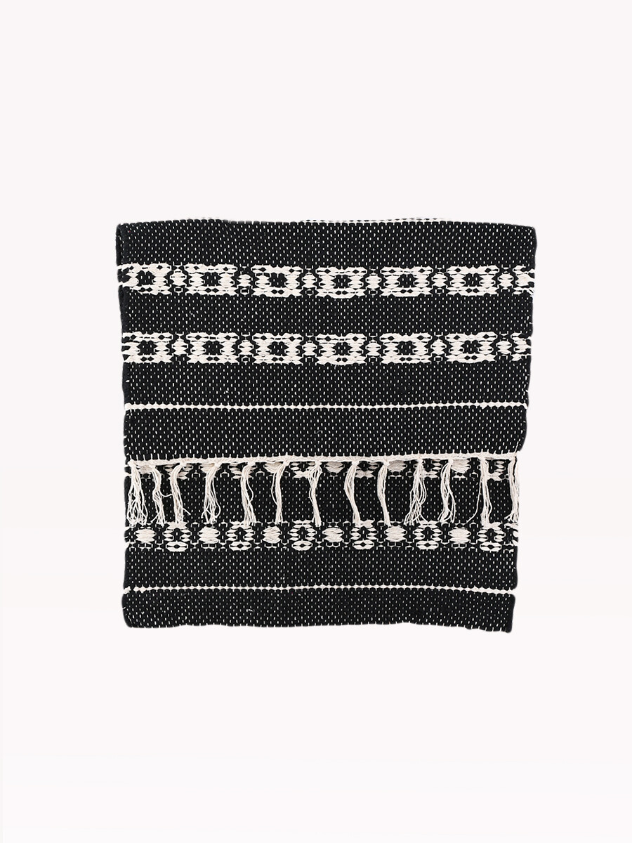 ALFOMBRA TRAMADO - NEGRO 