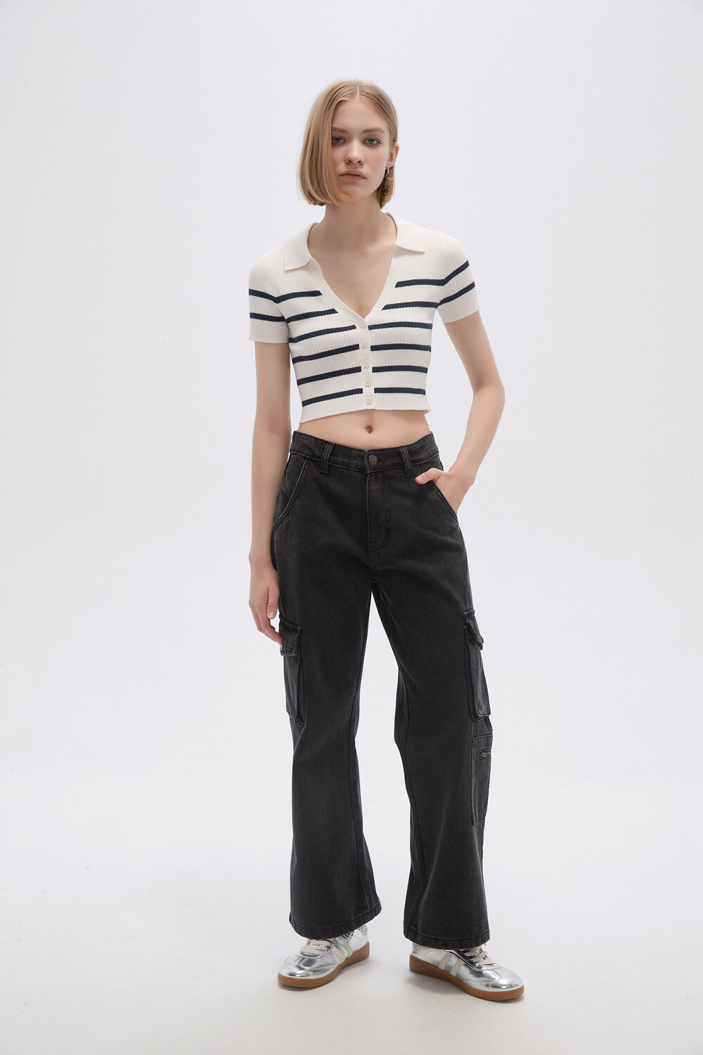Pantalon Sash Gris Oscuro