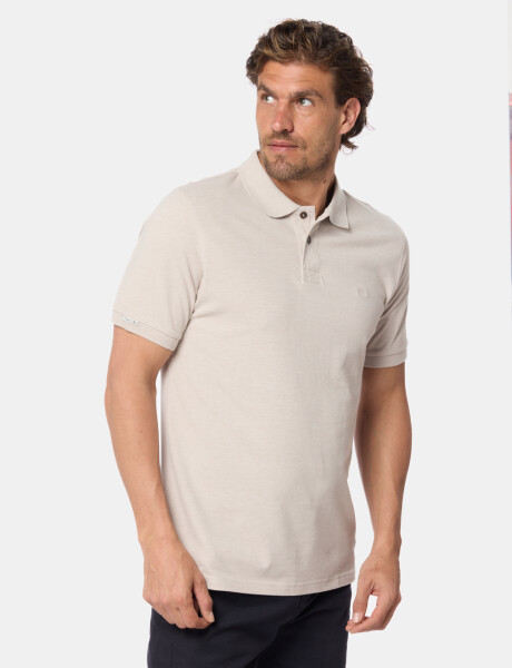REMERA POLO PIQUE LISA Beige