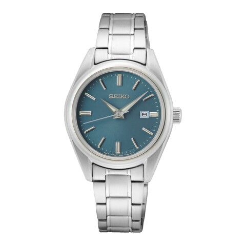 Reloj Seiko SUR531P1 para mujer con correa de acero Azul