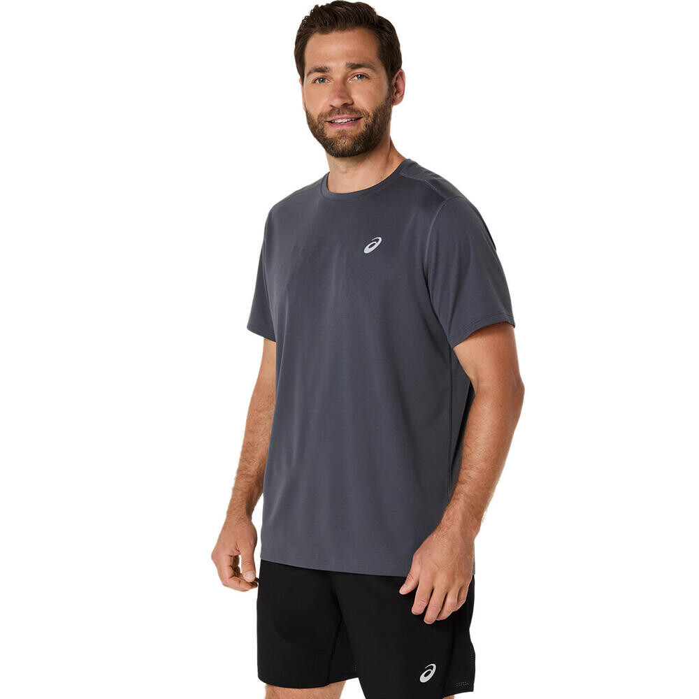 Polo Running Asics Silver SS Top Hombre Carrier Grey