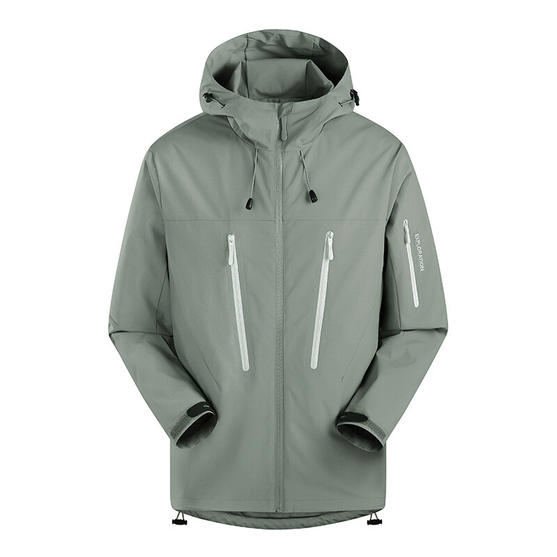 Campera Tácticas Impermeables Resistente Poliéster Unisex Verde